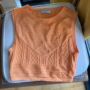 Babaton knit crop top